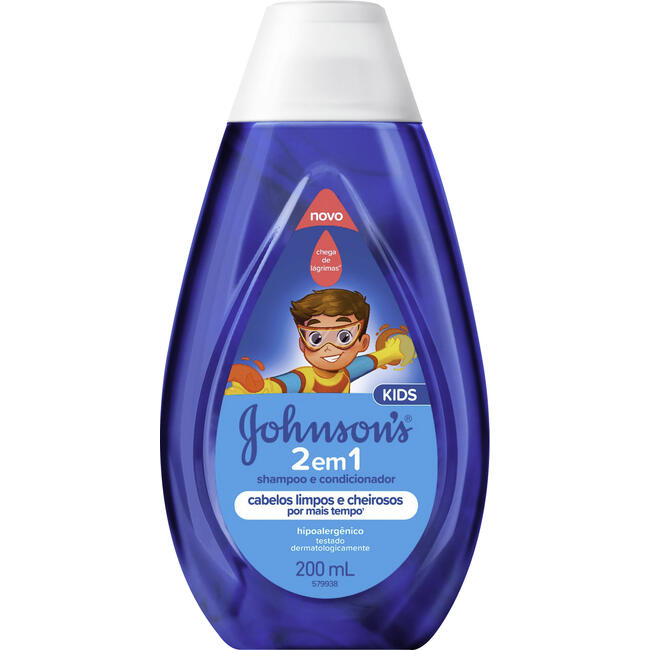 Shampoo e Condicionador Johnson's Kids 2 em 1 200ml