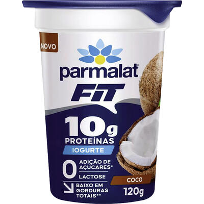Iogurte Fit Parmalat Proteínas Coco 120g