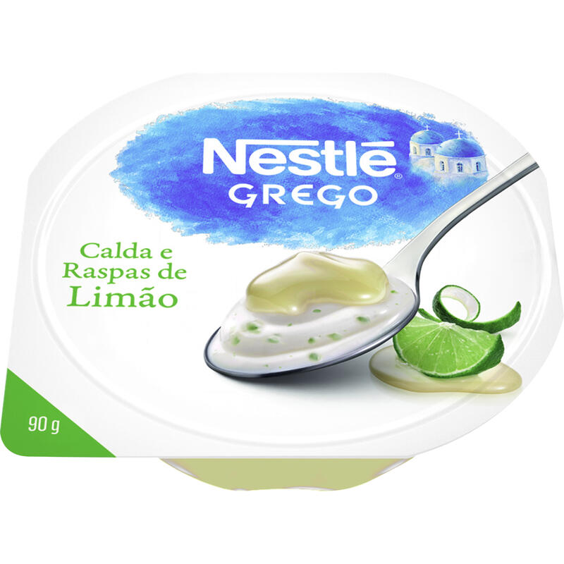 Iogurte Nestlé Grego Calda e Raspas de Limão Pote 90g