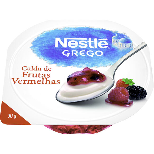 Iogurte Grego Nestlé Calda Frutas Vermelhas 90g