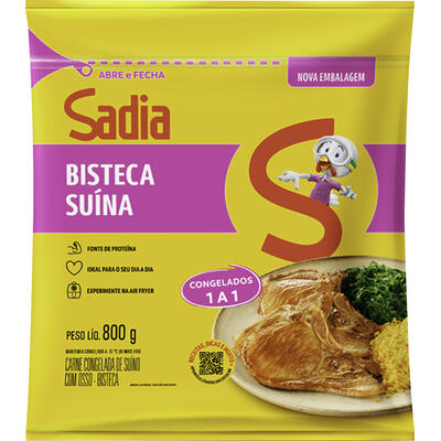 Bisteca Suína Sadia Congelada 800g