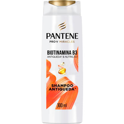 Shampoo Pantene Pro-V Biotinamina B3 Antiqueda e Nutrição Frasco 300ml