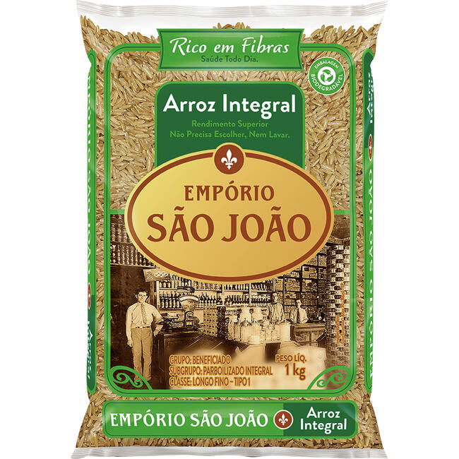 Arroz Empório São João Integral Tipo 1 1kg
