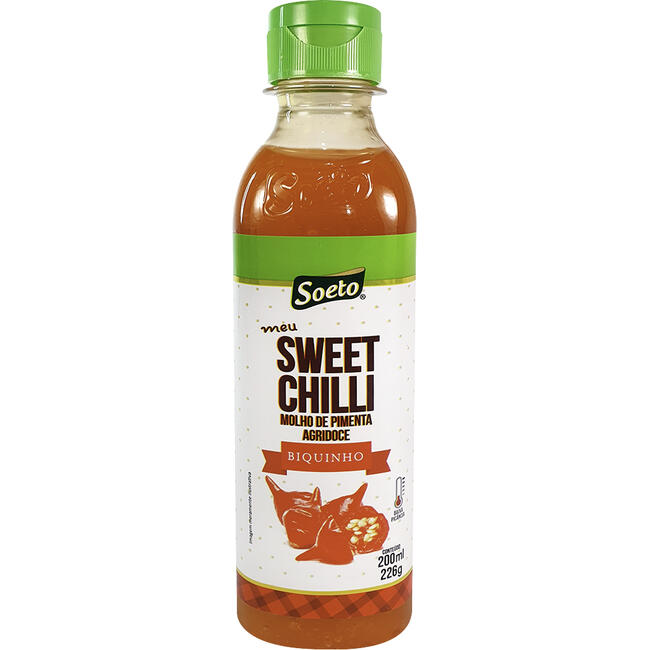 Molho de Pimenta Soeto Sweet Chilli Abacaxi com Hortelã 200ml