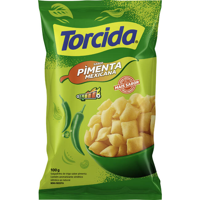Salgadinho Lucky Torcida Pimenta Mexicana 100g