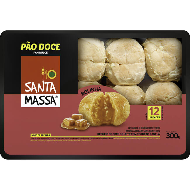 Pão Doce Santa Massa Bolinha 300g