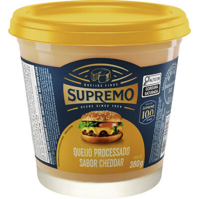 Queijo Processado Supremo Sabor Cheddar 380g