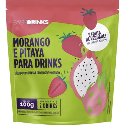 Monodose Easy Drinks Morango e Pitaya 100g