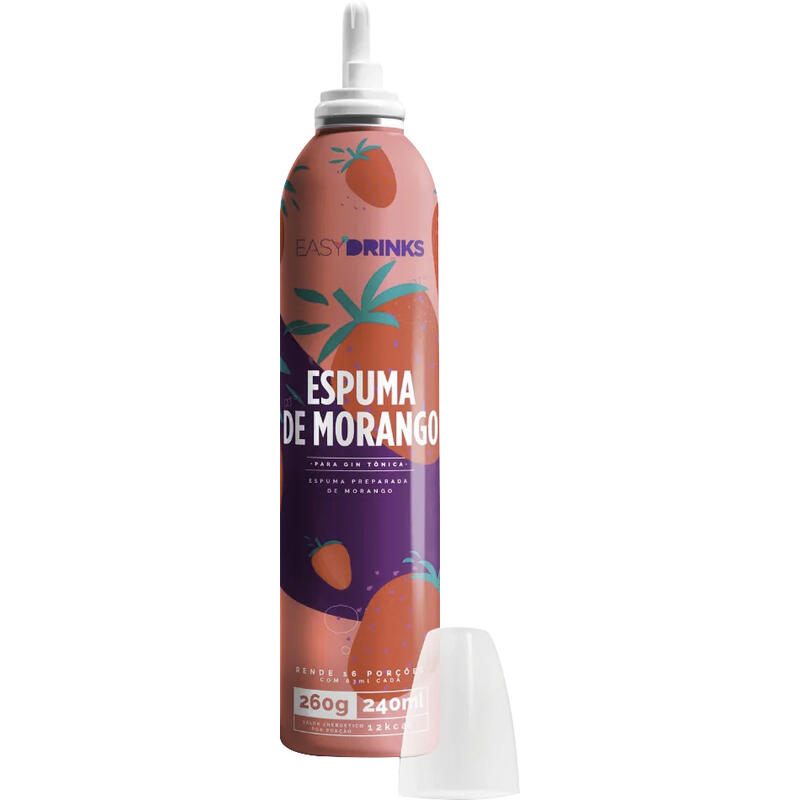 Espuma Easy Drinks Morango 260g