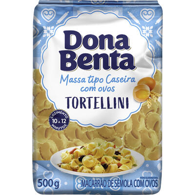 Macarrão Dona Benta com Ovos Caseiro Tortellini 500g