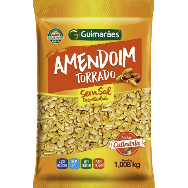 Amendoim Guimarães Torrado sem Sal 1,008kg