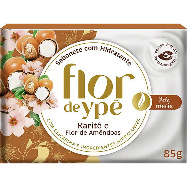 Sabonete Flor de Ypê Karité e Flor Amêndoas 85g