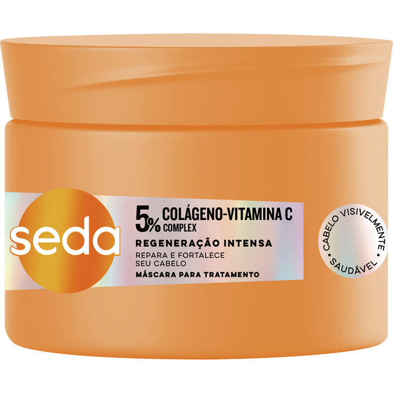 Máscara Capilar Seda Colágeno e Vitamina C 300g