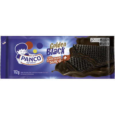 Biscoito Panco Wafer Chocolate Pacote 112g