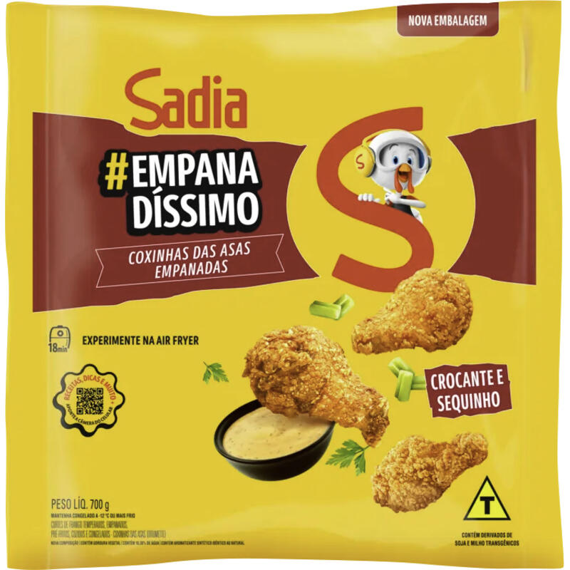 Coxinha da Asa de Frango Sadia Cong Empanada 700g