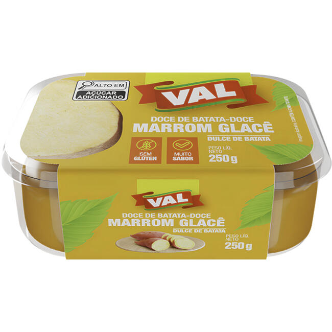 Doce Val Marrom Glacê 250g
