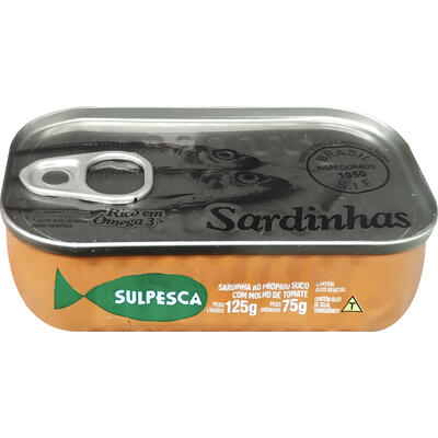 Sardinha Sulpesca Molho de Tomate 75g