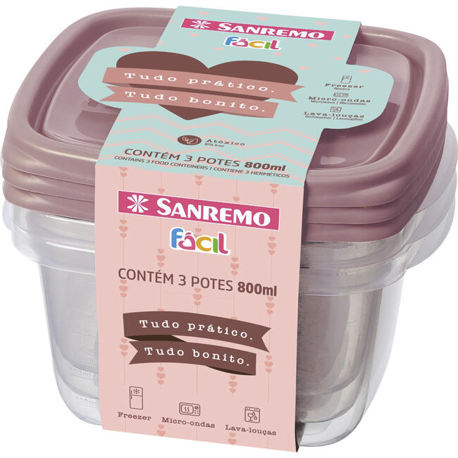 Pote Sanremo 800ml SR125/3C Cjo 3 un