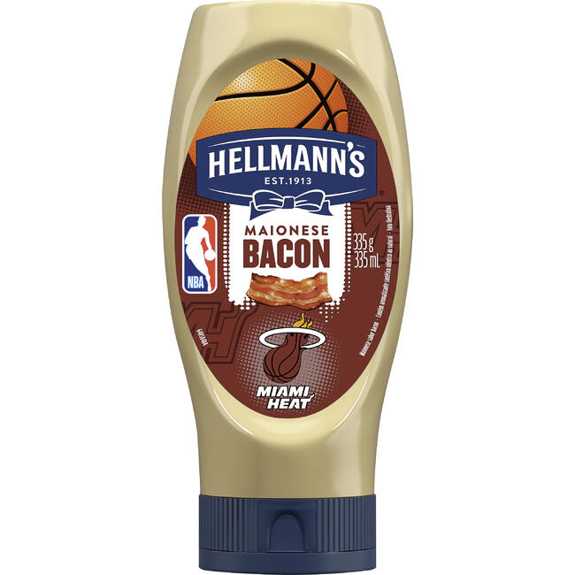 Maionese Hellmann's Bacon 335g