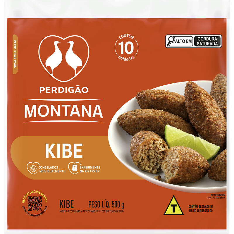 Kibe Bovino Montana Perdigão Congelado 500g