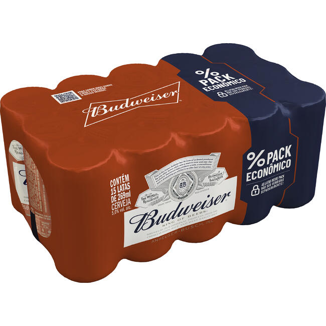 Cerveja Budweiser 15x269ml