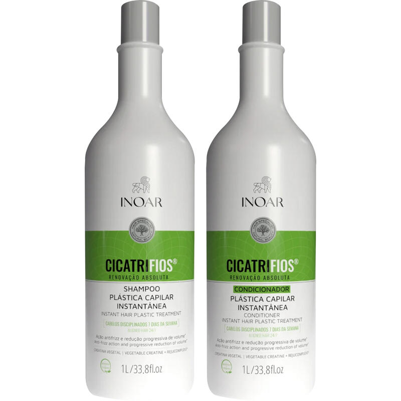 Kit Inoar Shampoo 1L + Condicionador 1L Cicatrifios