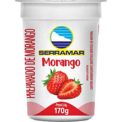 Iogurte Integral Serramar Morango 170g