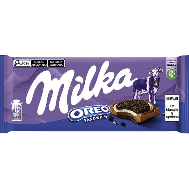 Chocolate Recheado Milka Oreo Sandwich 90g