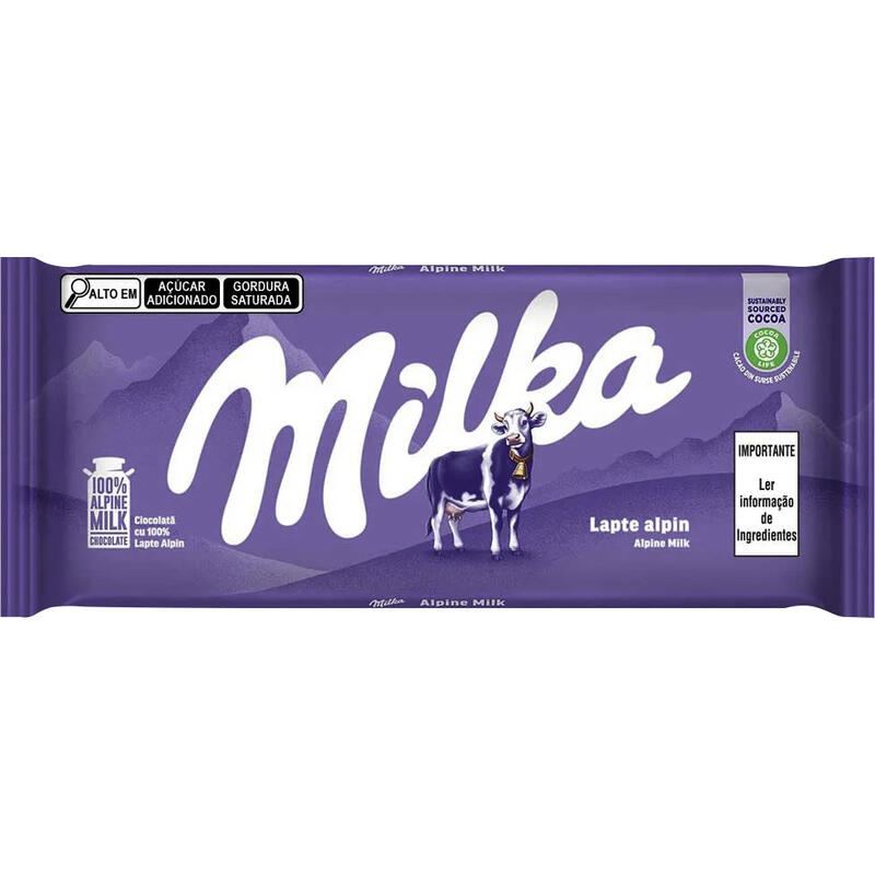 Chocolate Milka Ao Leite 90g