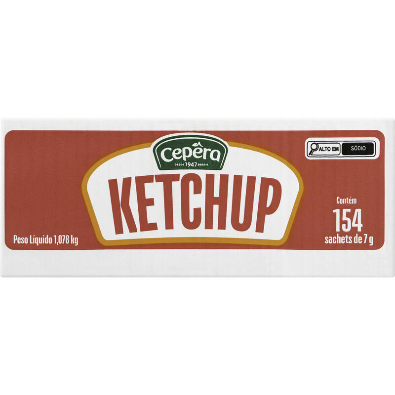 Ketchup Cepêra Minissachê 154x7g
