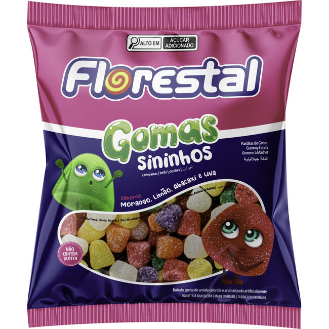 Bala de Goma Florestal Sininhos 150g