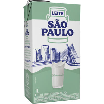 Leite Longa Vida São Paulo Desnatado 1L