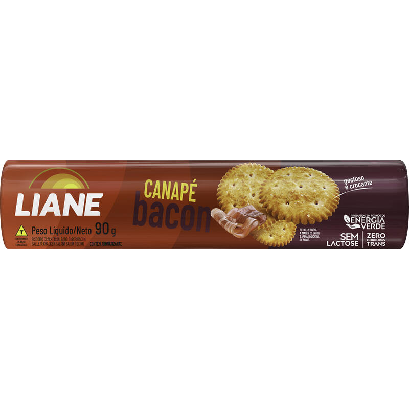 Biscoito Salgado Liane Bacon 90g