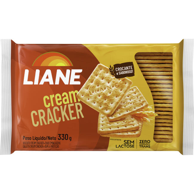 Biscoito Liane Cream Cracker 330g