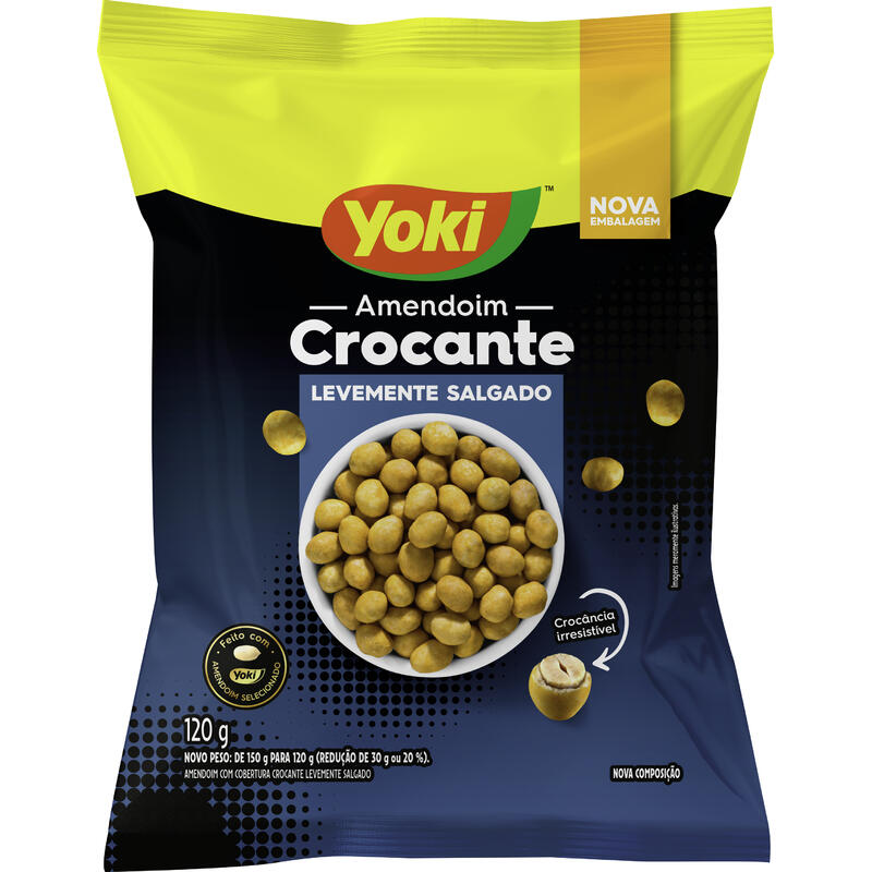 Amendoim Crocante Yoki Levemente Salgado 120g