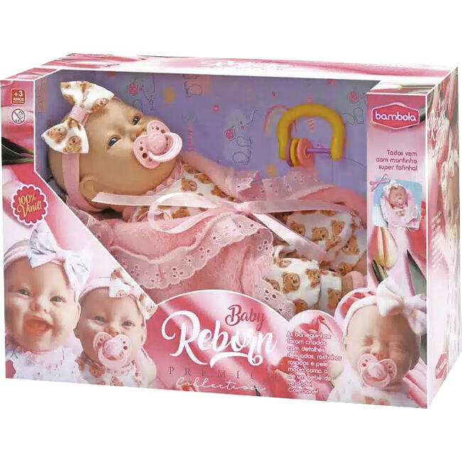 Boneca Reborn Bambola Premium Pequena un
