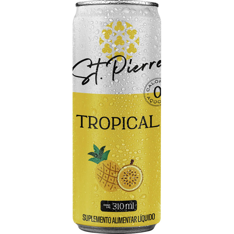 Suplemento Alimentar St Pierre Tropical Zero Caloria Lata 310ml