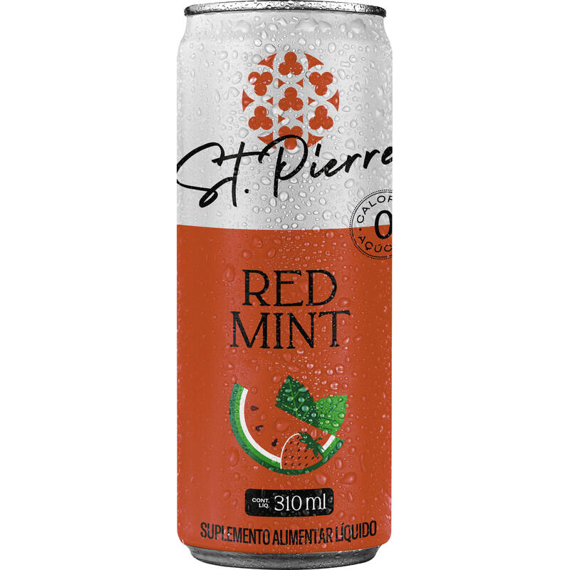 Suplemento Alimentar St Pierre Red Mint Zero Caloria Lata 310ml