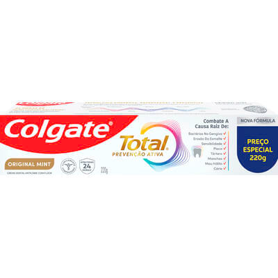 Creme Dental Colgate Total Original Mint 220g