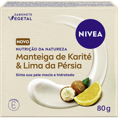 Sabonete Vegetal Nivea Manteiga Karité e Lima da Pérsia 80g