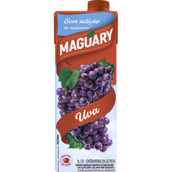 Refresco Maguary Uva Sem Açúcar 1l