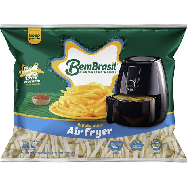 Batata Pré-Frita Bem Brasil Congelada Air Fryer 1,2kg