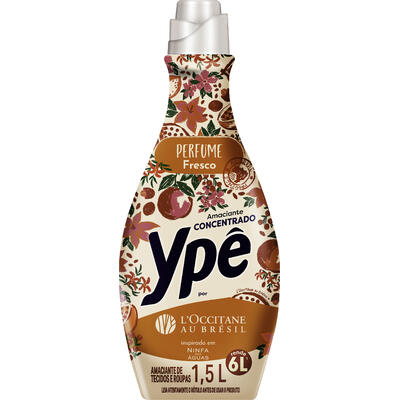 Amaciante Roupas Concent. Ypê L'Occitane Ninfa das Águas 1,5L