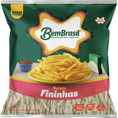 Batata Pré-Frita Bem Brasil Congelada Corte Fino 1,5kg