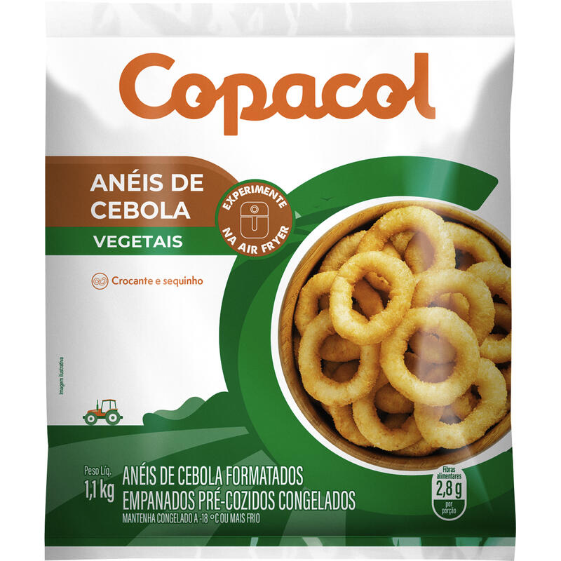 Anéis de Cebola Copacol Congelado 1,1kg