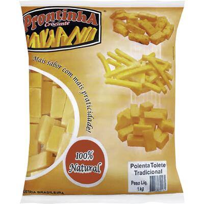 Polenta Prontinha Congelada Tolete 1kg