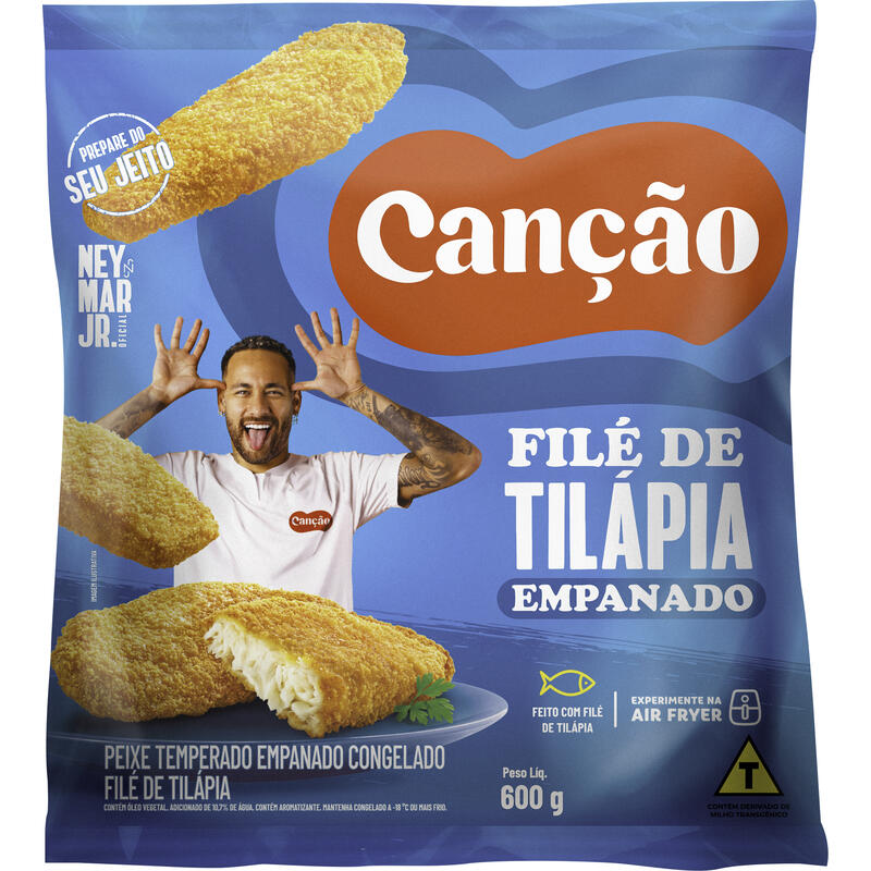 Filé de Tilápia Empanada Canção Congelada 600g
