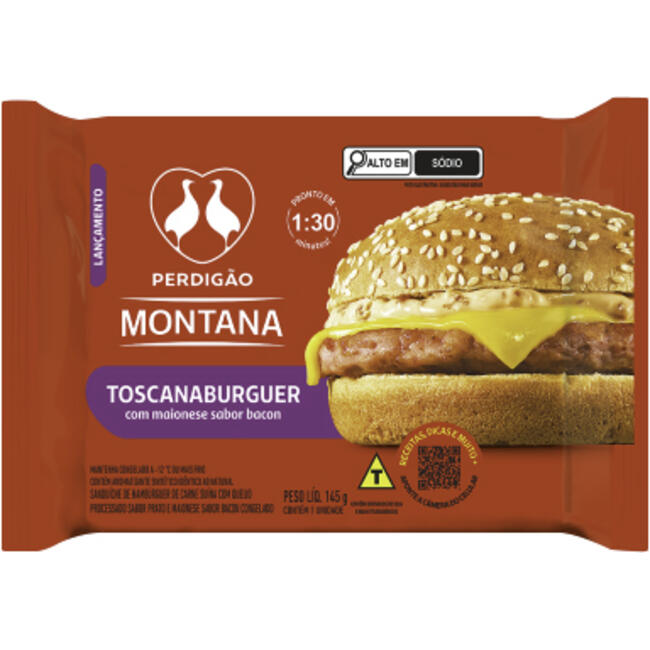 Toscanaburguer Montana Perdigão 145g