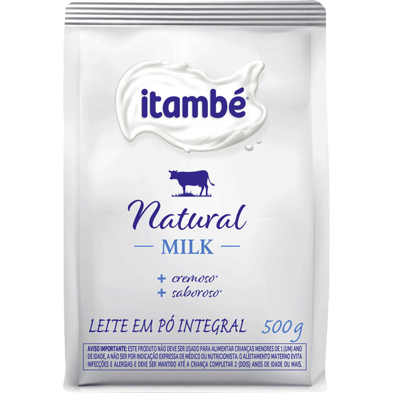 Leite em Pó Itambé Natural Milk Integral 500g