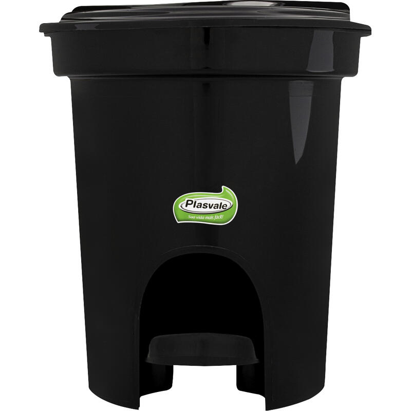 Lixeira Plasvale Com Pedal/6,5L Unidade